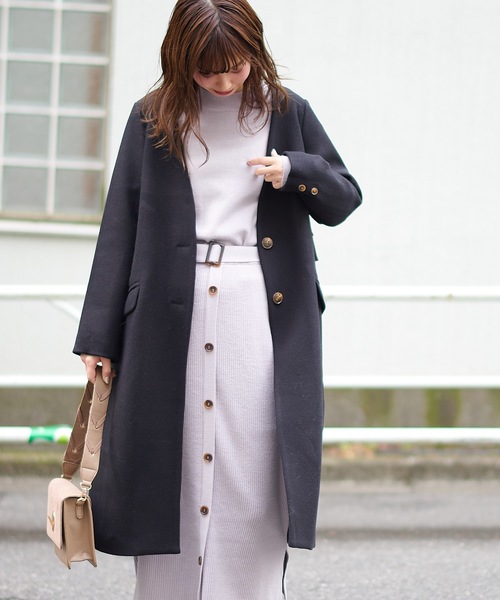 natural couture（ナチュラルクチュール）の「ボリューム袖ボトルネックプルオーバー（ニット/セーター・レディース・ライトグレー/ブラック/ベージュ/ブラウン・FREE）」の14枚目の写真