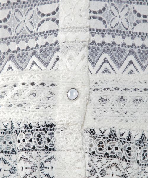 PAGEBOY(ページボーイ)の「レースガウンワンピース(ワンピース・レディース・ホワイト/ブラック・FREE)」の9枚目の写真