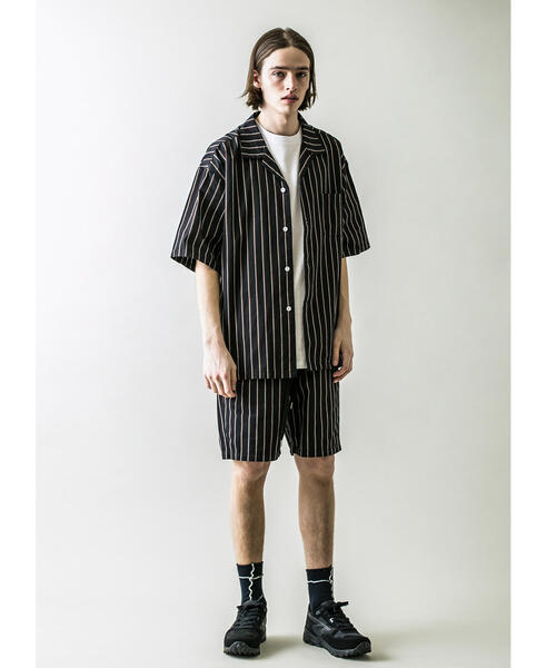 MONKEY TIME(モンキータイム)の「<monkey time> STRIPE SHORTS/ショートパンツ(その他パンツ・メンズ・ブラック・M/L/S)」の4枚目の写真
