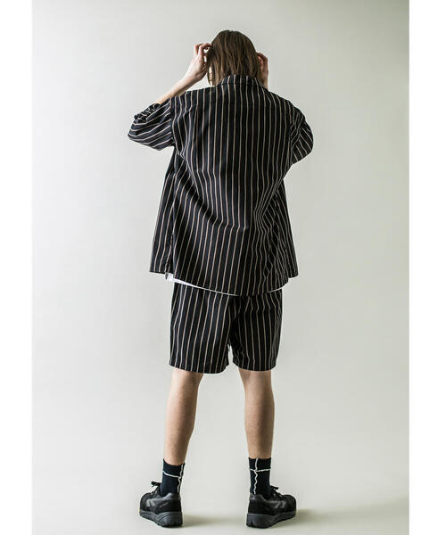 MONKEY TIME(モンキータイム)の「<monkey time> STRIPE SHORTS/ショートパンツ(その他パンツ・メンズ・ブラック・M/L/S)」の6枚目の写真