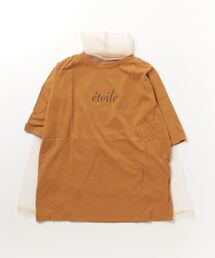 STYLEBLOCK（スタイルブロック）の「天竺ロゴプリント半袖Tシャツ×チュールインナーセット（アンサンブル）」