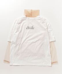 STYLEBLOCK（スタイルブロック）の「天竺ロゴプリント半袖Tシャツ×チュールインナーセット（アンサンブル）」