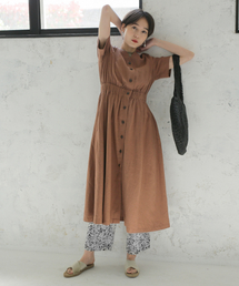 LOWRYS FARM | アサコンマエボタンワンピース　837720(ワンピース)