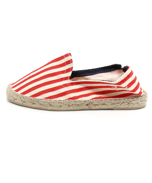 BEAMS LIGHTS Men's（ビームスライツ メンズ）の「○MANEBI / ストライプエスパドリーユ（サンダル・メンズ・ベージュ/ブルー/レッド・39/37/40/38/41）」の8枚目の写真