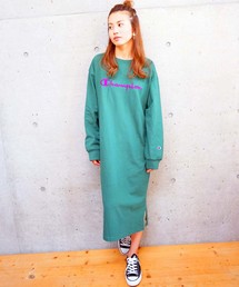 Champion チャンピオンのワンピース グリーン カーキ 緑色系 通販 Zozotown