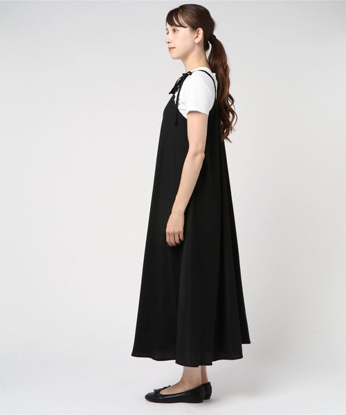 archives（アルシーヴ）の「キャミマキシフレアワンピース（ワンピース・レディース・ブラック/ベージュ/レッド/カーキ・MEDIUM）」の6枚目の写真