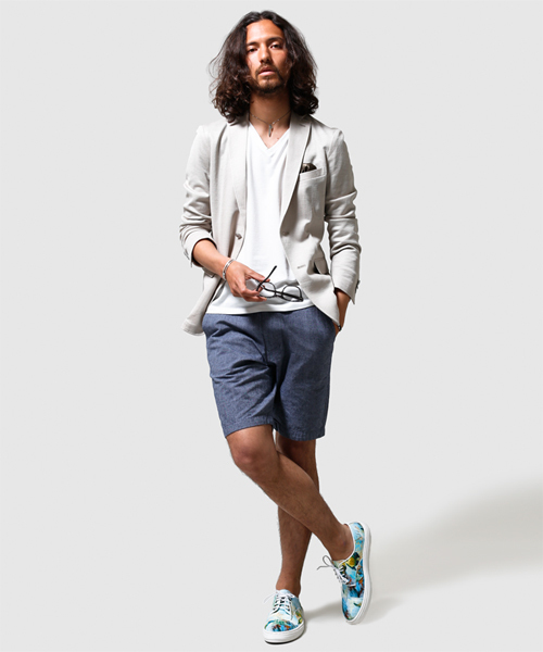 NANO universe(ナノユニバース)の「C/Lシャンブレーショーツ(その他パンツ・メンズ・ホワイト/ブラック/ベージュ/ブルー/ネイビー/イエロー・MEDIUM/SMALL/X-LARGE/LARGE)」の19枚目の写真