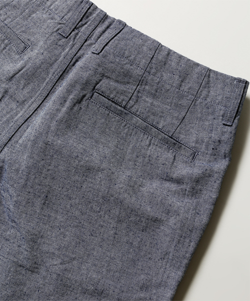 NANO universe(ナノユニバース)の「C/Lシャンブレーショーツ(その他パンツ・メンズ・ホワイト/ブラック/ベージュ/ブルー/ネイビー/イエロー・MEDIUM/SMALL/X-LARGE/LARGE)」の12枚目の写真