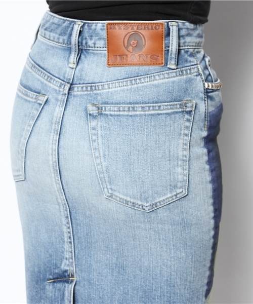 HYSTERIC GLAMOUR（ヒステリックグラマー）の「FUN HOUSE pt SデニムハーフペンシルSK（デニムスカート・レディース・インディゴブルー・X-SMALL/MEDIUM/SMALL）」の6枚目の写真