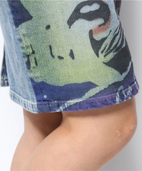 HYSTERIC GLAMOUR（ヒステリックグラマー）の「FUN HOUSE pt SデニムハーフペンシルSK（デニムスカート・レディース・インディゴブルー・X-SMALL/MEDIUM/SMALL）」の8枚目の写真