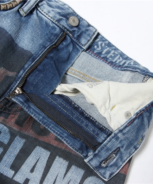 HYSTERIC GLAMOUR（ヒステリックグラマー）の「FUN HOUSE pt SデニムハーフペンシルSK（デニムスカート・レディース・インディゴブルー・X-SMALL/MEDIUM/SMALL）」の9枚目の写真