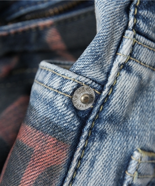 HYSTERIC GLAMOUR（ヒステリックグラマー）の「FUN HOUSE pt SデニムハーフペンシルSK（デニムスカート・レディース・インディゴブルー・X-SMALL/MEDIUM/SMALL）」の3枚目の写真