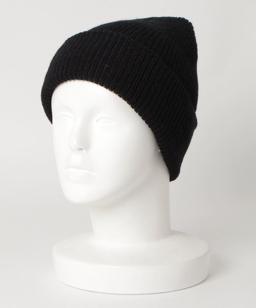NEW YORK HAT（ニューヨークハット）の「NEW YORK HAT / ニューヨークハット：Wool Knit Cap Black：4505BLK[AST]（ニットキャップ/ビー