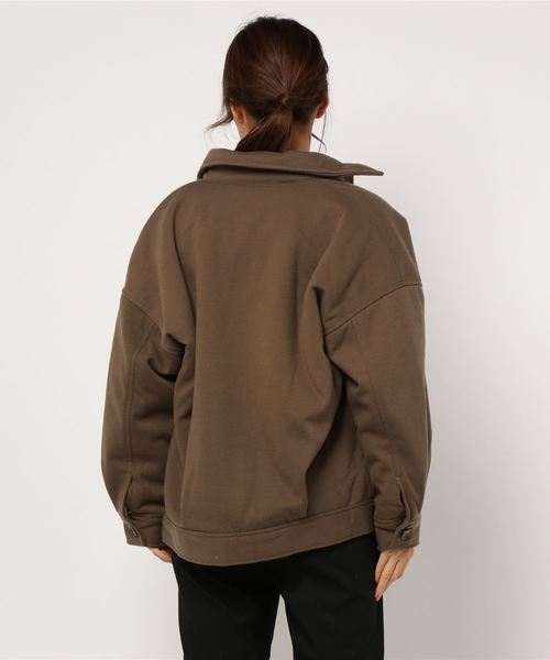 ANASOLULE｜アルパカウール裏ボアデッキジャケットLネイビーミリタリー WAIPER.inc 忠実復刻 米軍 U.S.NAVY N-1 デッキジャケット 前期