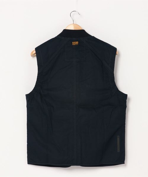 G-STAR RAW (ジースターロゥ) Padded Belted Vest (パッド入りベルト付きベスト) サステナブル ストレートフィット ベスト セール】UTILITY VEST/ミリタリーベスト（ベスト）｜G-STAR RAW