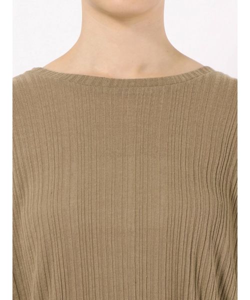 Ungrid（アングリッド）の「ウエストギャザーロングスリーブTee（Tシャツ/カットソー・レディース・ダークブラウン/カーキ/アイボリー・FREE）」の14枚目の写真