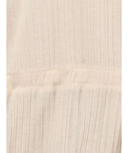 Ungrid（アングリッド）の「ウエストギャザーロングスリーブTee（Tシャツ/カットソー・レディース・ダークブラウン/カーキ/アイボリー・FREE）」の8枚目の写真