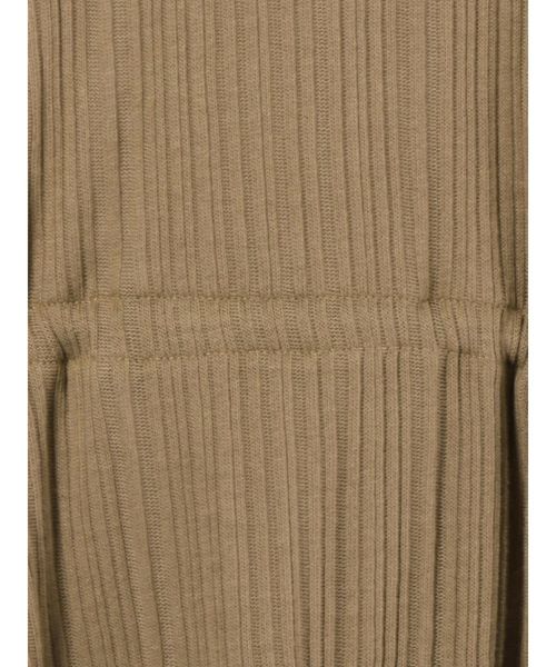 Ungrid（アングリッド）の「ウエストギャザーロングスリーブTee（Tシャツ/カットソー・レディース・ダークブラウン/カーキ/アイボリー・FREE）」の6枚目の写真