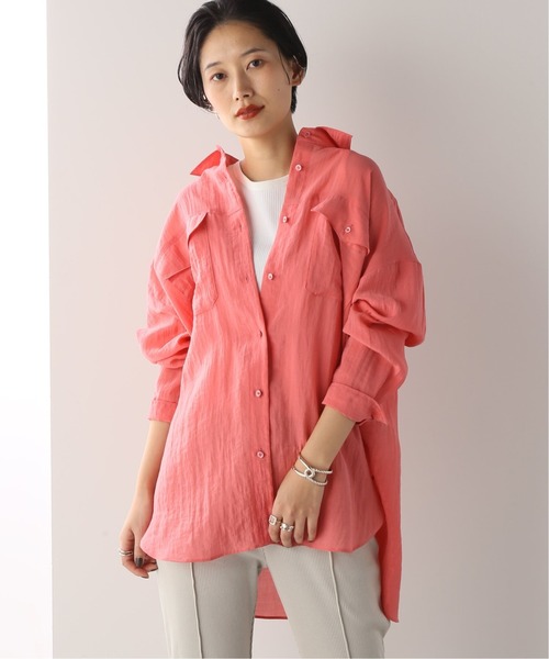 JOURNAL STANDARD(ジャーナルスタンダード)の「【NEU】VISワッシャーワークシャツ(シャツ/ブラウス)」|レッド
