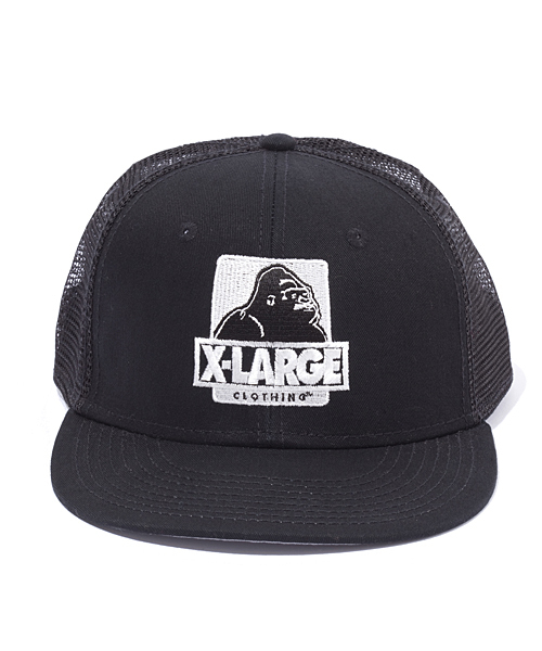XLARGE（エクストララージ）の「EMBROIDERY OG MESH TRUCKER CAP（キャップ・メンズ・ホワイト/ブラック/レッド/ネイビー・ONE SIZE）」の3枚目の写真