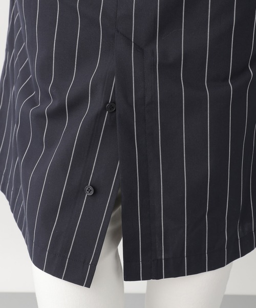 LEPSIM（レプシィム）の「ベルトツキシャツワンピース　872345（シャツワンピース・レディース・ホワイト/ネイビー/モカ・MEDIUM/LARGE）」の20枚目の写真