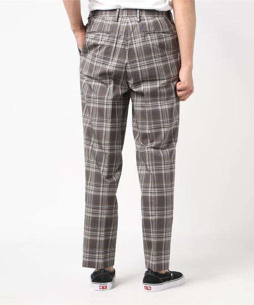 salvy;（サヴィー）の「【Salvy】マドラスチェックトラウザー（その他パンツ・メンズ・グレー/ベージュ・3/2）」の3枚目の写真