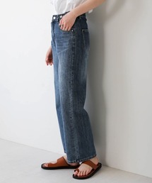 Bab | 【WEB限定】ダブルボタンワイドデニム/ベーシックストレートブリーチデニムパンツ(デニムパンツ)