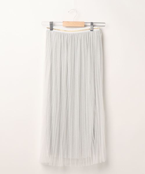 SpRay（スプレイ）の「ラメチュールスカート（スカート・レディース・ブラック/ベージュ/サックスブルー/アイボリー・FREE）」の8枚目の写真