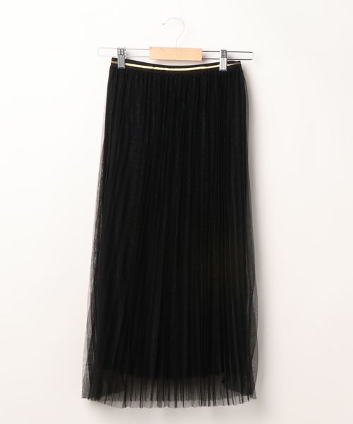 SpRay（スプレイ）の「ラメチュールスカート（スカート・レディース・ブラック/ベージュ/サックスブルー/アイボリー・FREE）」の7枚目の写真