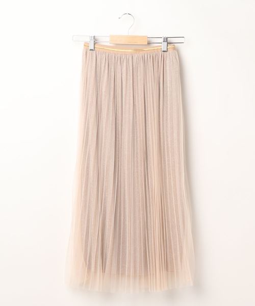 SpRay（スプレイ）の「ラメチュールスカート（スカート・レディース・ブラック/ベージュ/サックスブルー/アイボリー・FREE）」の6枚目の写真