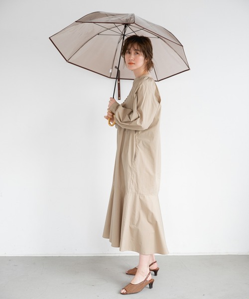 A part by（アパートバイ）の「バンブーハンドルクリアカサ　911486（長傘・レディース・ブラック/ブラウン/ホワイト系その他2・FREE）」の13枚目の写真