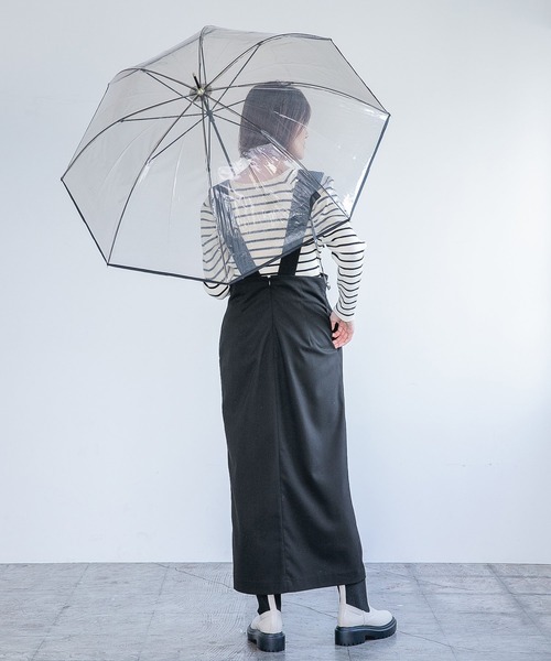 A part by（アパートバイ）の「バンブーハンドルクリアカサ　911486（長傘・レディース・ブラック/ブラウン/ホワイト系その他2・FREE）」の22枚目の写真