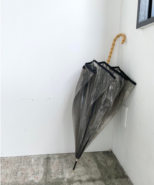 A part by（アパートバイ）の「バンブーハンドルクリアカサ　911486（長傘・レディース・ブラック/ブラウン/ホワイト系その他2・FREE）」の17枚目の写真