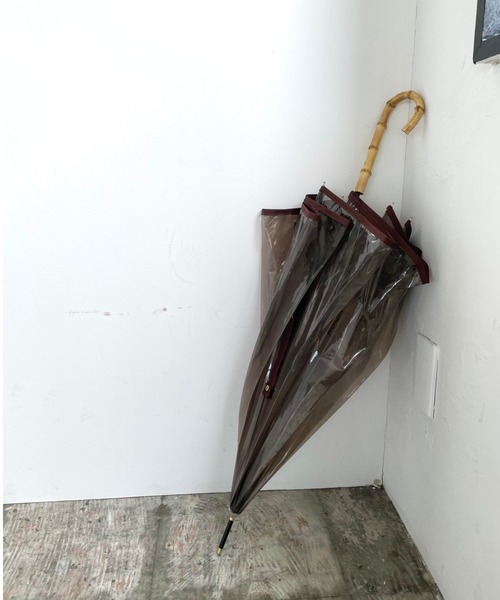 A part by（アパートバイ）の「バンブーハンドルクリアカサ　911486（長傘・レディース・ブラック/ブラウン/ホワイト系その他2・FREE）」の19枚目の写真