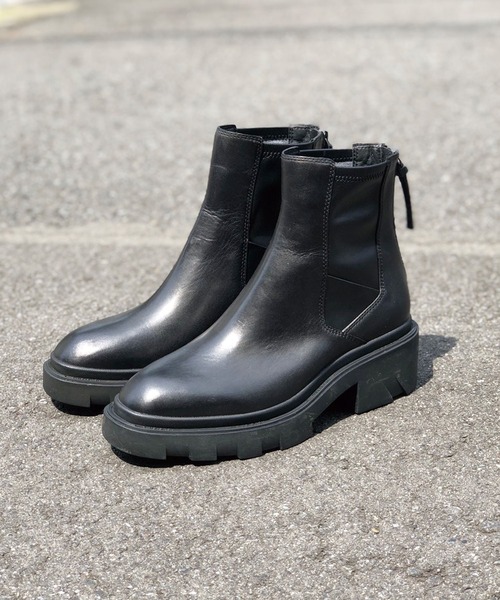 期間限定のお買い得商品 ASH スタッズ付きサイドゴアブーツ 黒 靴