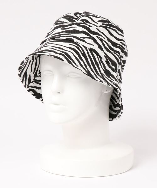 SpRay（スプレイ）の「ゼブラバケットＨＡＴ（ハット・レディース・ホワイト/ブラウン・FREE）」の9枚目の写真