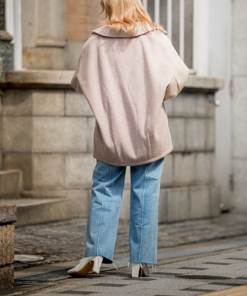 prose verse(プロズヴェール)の「ピンタックデニムパンツ(デニムパンツ・レディース・ブルー・MEDIUM/LARGE)」の21枚目の写真