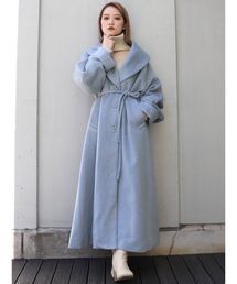 MURUA（ムルーア）の「ヘリンボーンダブルコート（ダウン