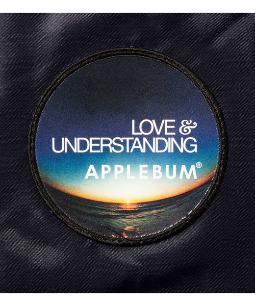 APPLEBUM（アップルバム）の「“LOVE & UNDERSTANDING (Front)"Boa Coach Jacket（ブルゾン・メンズ・ネイビー・LARGE/SMALL/X-LARGE/MEDIUM）」の4枚目の写真