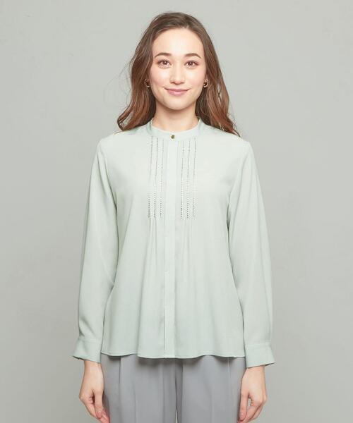 closet story（クローゼットストーリー）の「＜closet story＞ ハシゴレース ブラウス LM（シャツ/ブラウス・レディース・ライム・FREE）」の4枚目の写真
