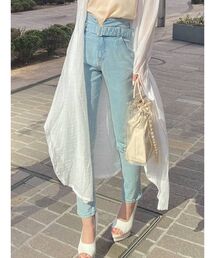 RESEXXY | 【IS】ベルト付デニムパンツ(デニムパンツ)