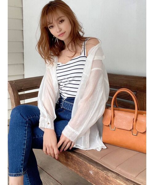 RESEXXY（リゼクシー）の「【IS】ベルト付デニムパンツ（デニムパンツ・レディース・インディゴブルー/ライトブルー・MEDIUM/SMALL/X-SMALL）」の13枚目の写真