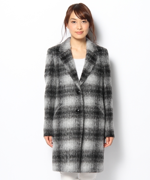 23区（ニジュウサンク）の「シャギープラッド コート（チェスター