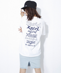 X-girl | 【mini4月号掲載】WORLD LOGO S/S MENS TEE(Tシャツ/カットソー)