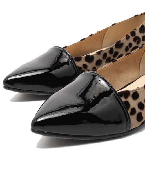 LE TALON（ルタロン）の「◇2CMハイショクポインテッド（バレエシューズ・レディース・グリーン/イエロー/キャメル/チャコールグレー・36.5/35.5/36/37/38/37.5）」の5枚目の写真