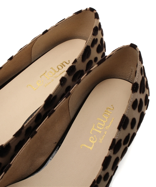 LE TALON（ルタロン）の「◇2CMハイショクポインテッド（バレエシューズ・レディース・グリーン/イエロー/キャメル/チャコールグレー・36.5/35.5/36/37/38/37.5）」の6枚目の写真