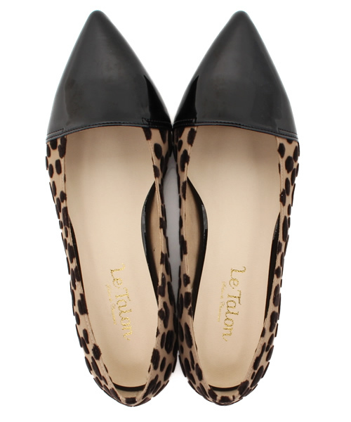 LE TALON（ルタロン）の「◇2CMハイショクポインテッド（バレエシューズ・レディース・グリーン/イエロー/キャメル/チャコールグレー・36.5/35.5/36/37/38/37.5）」の9枚目の写真