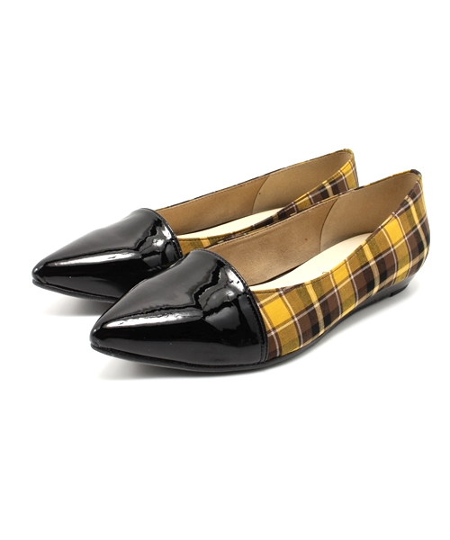 LE TALON（ルタロン）の「◇2CMハイショクポインテッド（バレエシューズ・レディース・グリーン/イエロー/キャメル/チャコールグレー・36.5/35.5/36/37/38/37.5）」の14枚目の写真