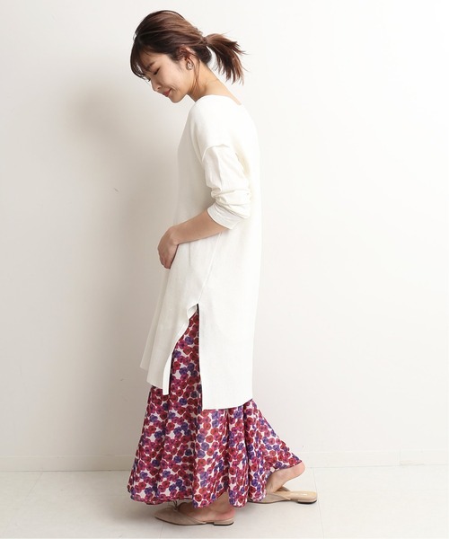 SLOBE IENA イエナ♡未使用に近い　14G畦ロングニットベスト SLOBE IENA（スローブイエナ）の「14G畦ロングニットベスト