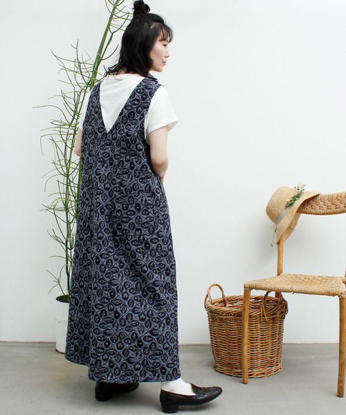 l'atelier du savon（アトリエドサボン）の「○タイル柄JQ ワンピース